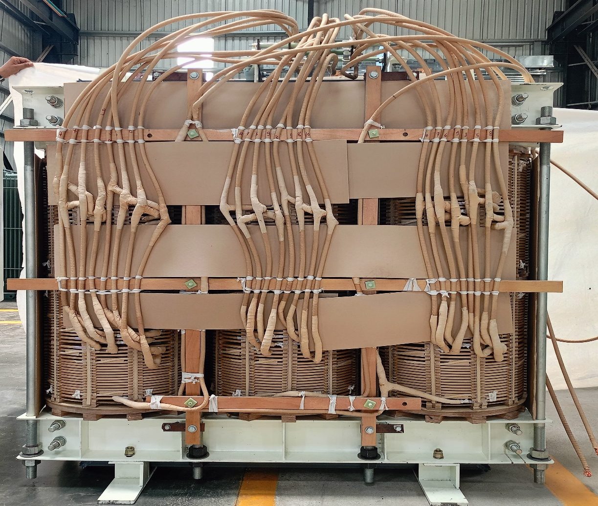 2000 kVA, 11 kV / 720 V–720 V Converter Duty Transformer — Rewinding, Active Part Assembly
